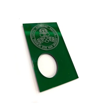 PUERTA ASGAR 18650 FULL ENGRAVED VERDE CLEAR