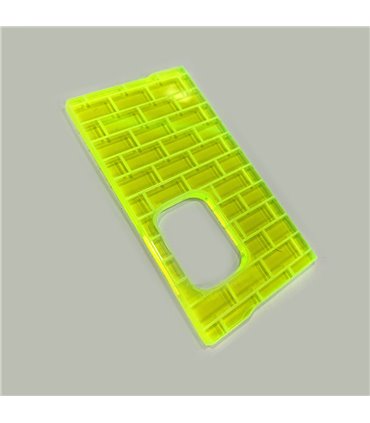 PUERTA GOLIATH 18650 FULL ENGRAVED AMARILLO BRICK