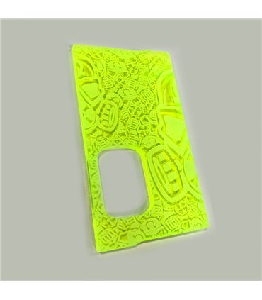 PUERTA GOLIATH 18650 FULL ENGRAVED AMARILLO MM