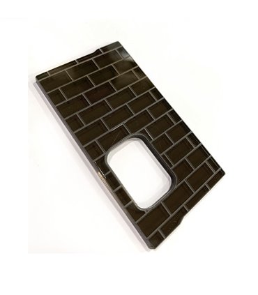 PUERTA GOLIATH 18650 FULL ENGRAVED GRIS BRICK