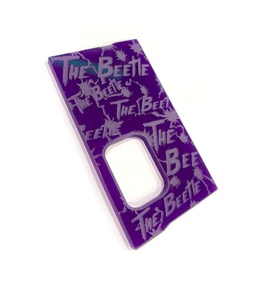 PUERTA GOLIATH 18650 FULL ENGRAVED VIOLETA TBE