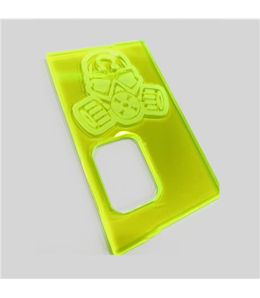 PUERTA GOLIATH 21700 FULL ENGRAVED AMARILLO CLEAR MASK