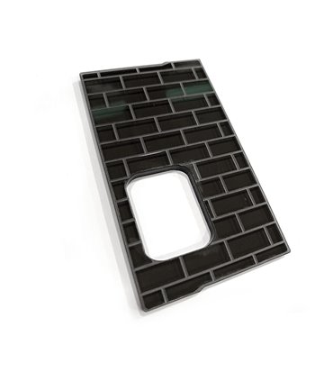 PUERTA GOLIATH 21700 FULL ENGRAVED GRIS BRICK