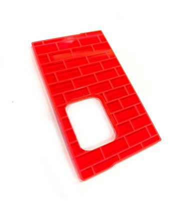 PUERTA GOLIATH 21700 FULL ENGRAVED ROJO BRICK