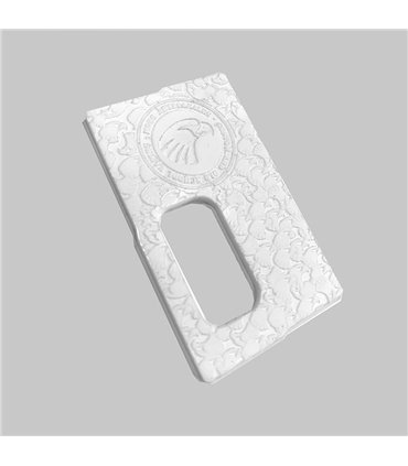 PUERTA RAPTOR 18650 FULL ENGRAVED BLANCO OPACO