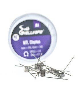 PREBUILT MTL CLAPTON A1 1.8/0.9 (10 UDS.) - HELLVAPE