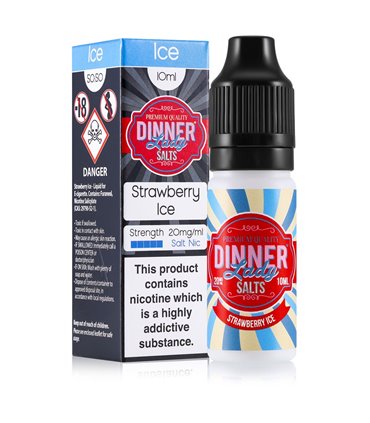 STRAWBERRY ICE 10ML SALES - DINNER LADY