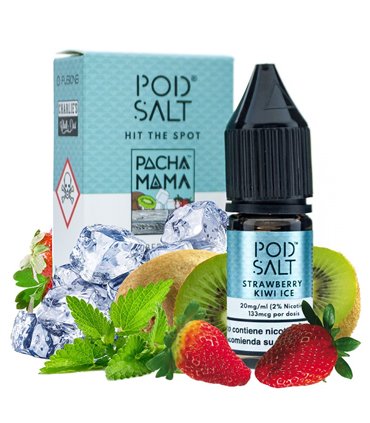 PACHAMAMA STRAWBERRY KIWI ICE 10ML 20MG SALES FUSIONS - POD SALT