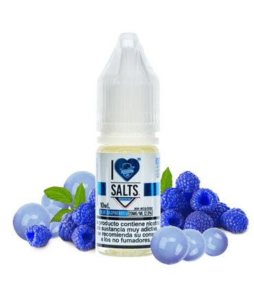 BLUE RASPBERRY 10ML I LOVE SALTS - MAD HATTER