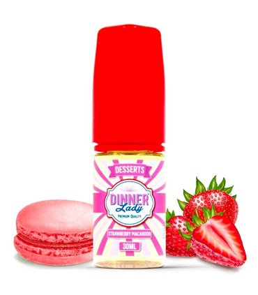 STRAWBERRY MACAROON AROMA 30ML - DINNER LADY