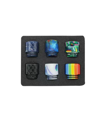 PACK 6X DRIP TIP 810 7 COLORES