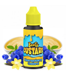 Blueraspberry Custard 100ml - Berts Custard by Kingston E-liquids