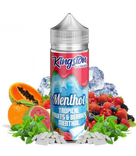 Tropical Fruits & Berries Menthol 100ml - Kingston E-liquids