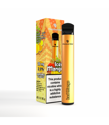 Pod desechable Iced Mango 20mg - Diamond Mist Bar