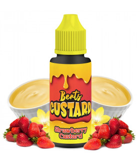Strawberry Custard 100ml - Berts Custard by Kingston E-liquids