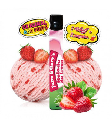 Wpuff 600 puffs desechable - Helado de Fresa