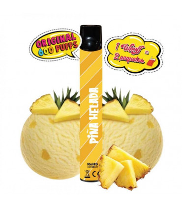 Wpuff 600 puffs desechable - Piña Helada