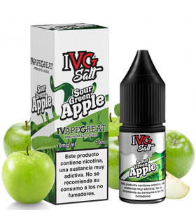 Sour Green Apple 10ml - IVG Salt