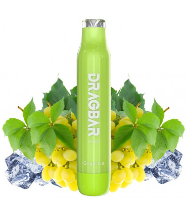 Pod desechable Dragbar Grape Ice 600 puffs - Zovoo