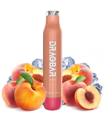 Pod desechable Dragbar Peach Ice 600 puffs - Zovoo