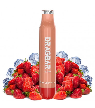 Pod desechable Dragbar Strawberry Ice 600 puffs - Zovoo