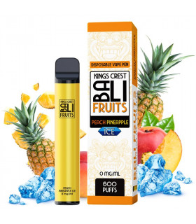 Pod desechable Peach Pineapple Ice 600puffs - Bali Fruits by Kings Crest