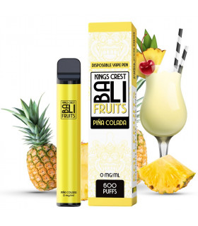 Pod desechable Piña Colada 600puffs - Bali Fruits by Kings Crest