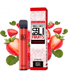 Pod desechable Strawberry 600puffs - Bali Fruits by Kings Crest