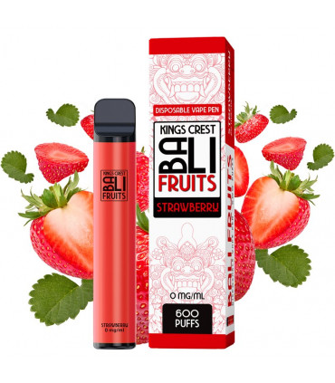 Pod desechable Strawberry 600puffs - Bali Fruits by Kings Crest