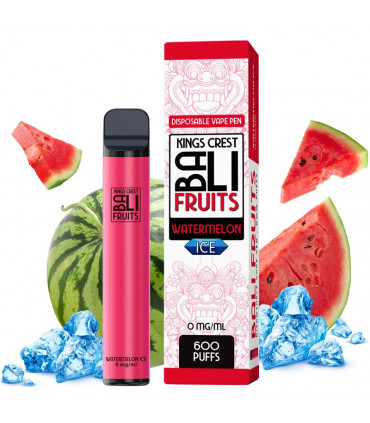 Pod desechable Watermelon Ice 600puffs - Bali Fruits by Kings Crest