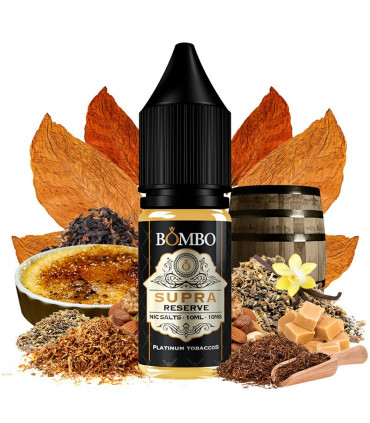 Supra Reserve 10ml - Platinum Tobaccos Nic Salts by Bombo