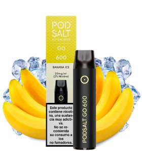 Pod desechable Banana Ice 600puffs - Pod Salt Go
