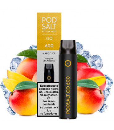 Pod desechable Mango Ice 600puffs - Pod Salt Go