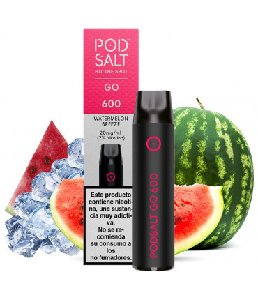 Pod desechable Watermelon Breeze 600puffs - Pod Salt Go
