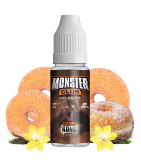 Custard Kong Donut 10ml - Monster Club Nic Salts