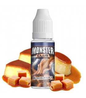 Sticky Monster Octopus Toffee 10ml - Monster Club Nic Salts