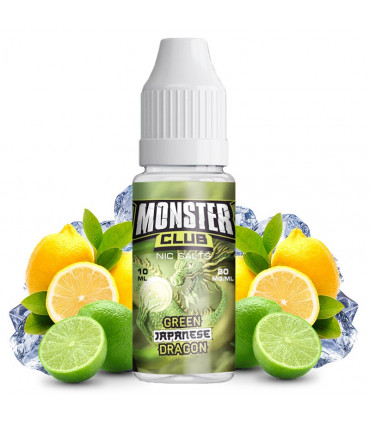 Green Japanese Dragon 10ml - Monster Club Nic Salts