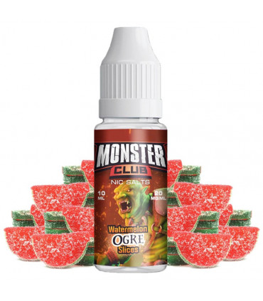 Watermelon Ogre Slices 10ml - Monster Club Nic Salts