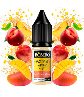 Peach and Mango 10ml - Wailani Juice Nic Salts by Bombo