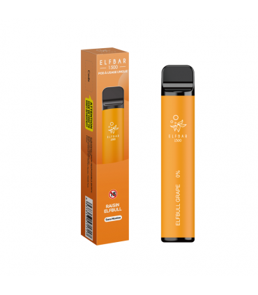 ELFBAR 1500 PUFF GRAPE ELFBULL 4,8ML 00MG - ELFBAR