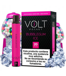 Pod desechable Bubblegum Ice 600puffs - Volt Pocket