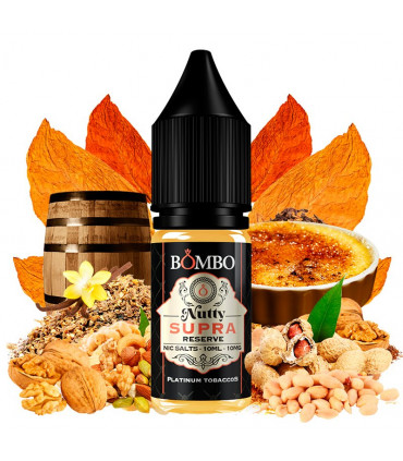 Nutty Supra Reserve 10ml - latinum Tobaccos Nic Salts by Bombo