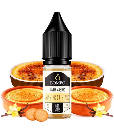 Master Custard 10ml - Pastry Masters Nic Salts by Bombo