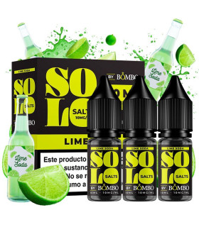 Lime Soda 3x10ml - Solo Salts by Bombo
