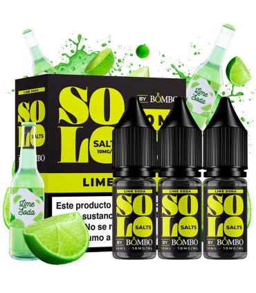 Lime Soda 3x10ml - Solo Salts by Bombo