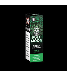 Green Salt Nic 20mg  10ml - Full Moon