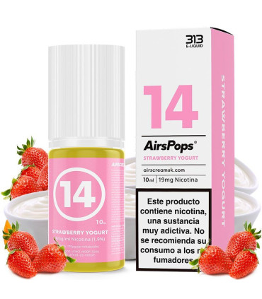 No.14 Strawberry Yogurt 10ml - 313 Nic Salts by Airscream