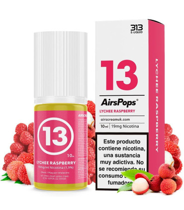 No.13 Lychee Raspberry 10ml - 313 Nic Salts by Airscream