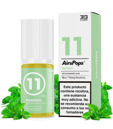 No.11 Menthol 10ml - 313 Nic Salts by Airscream