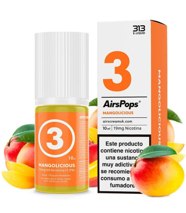 No.3 Mangolicious 10ml - 313 Nic Salts by Airscream